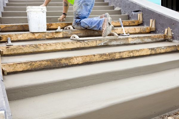 Concrete Steps Pouring in Lodi