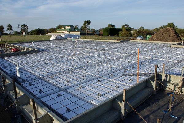 Barn Pad Construction in Lodi