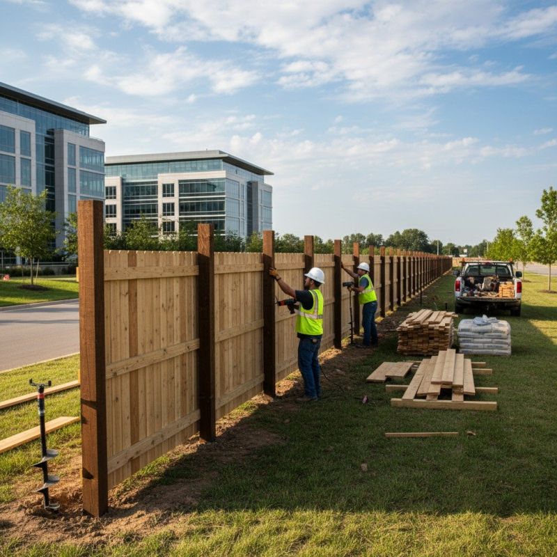 Concrete Fence Construction