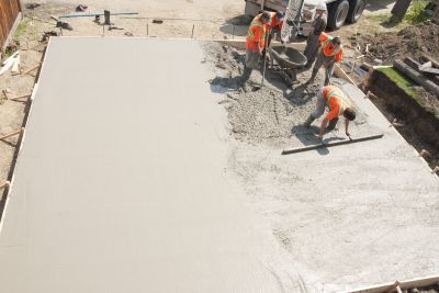 Spring Concrete Installation
